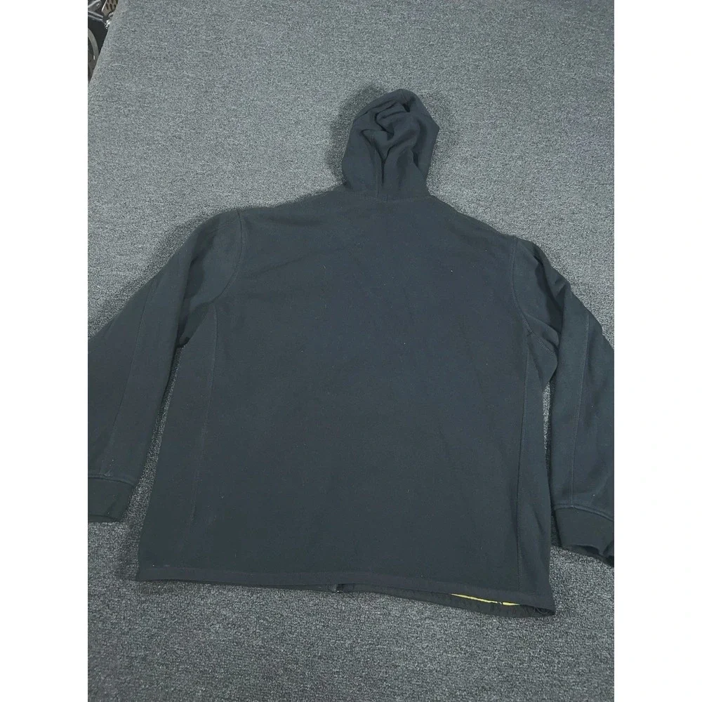 Polo Ralph Lauren Full Zip Hoodie Men's 2XL Black Pony Drawstring Fleece